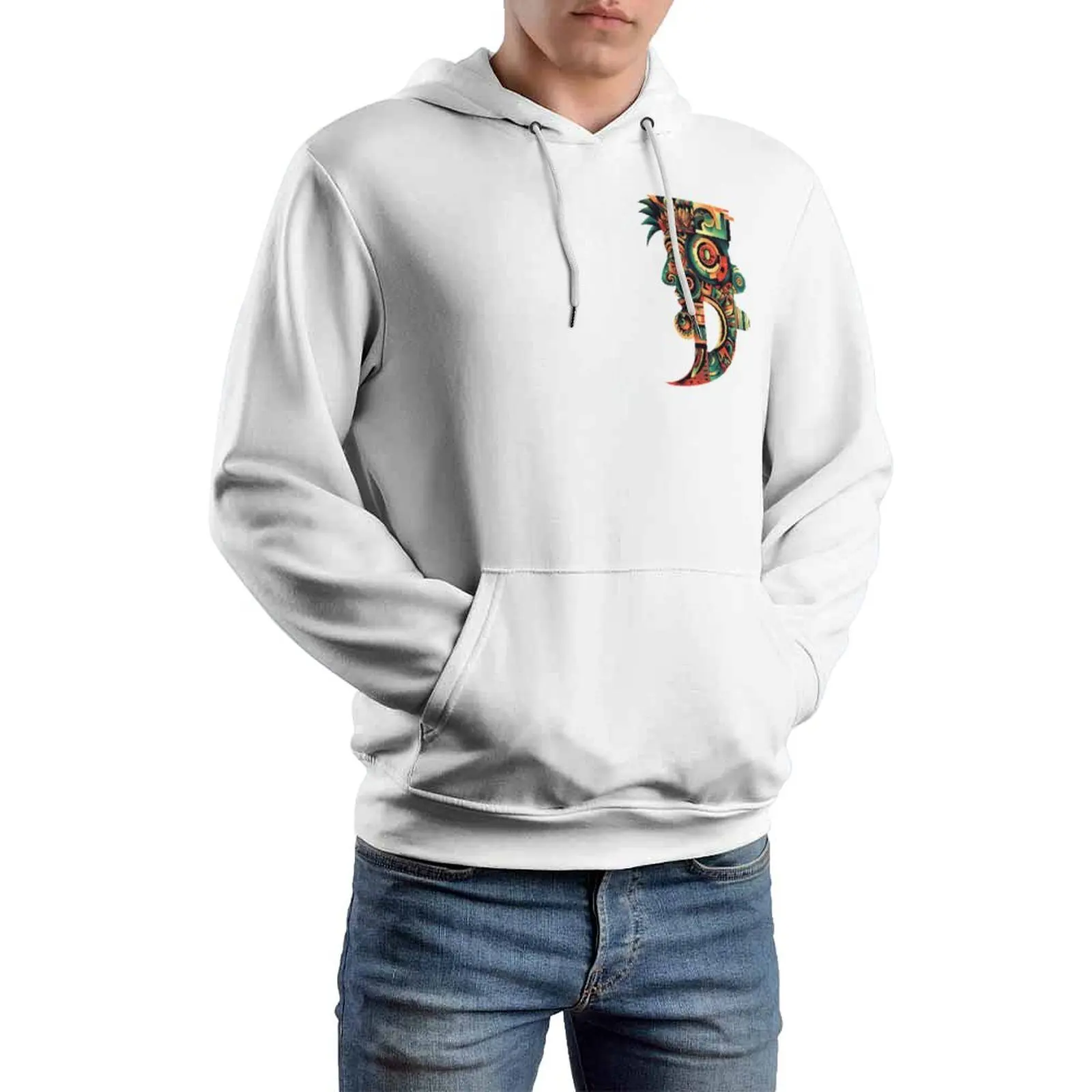 Худи мужское в бразильском стиле свитшот с длинным рукавом худи изображением