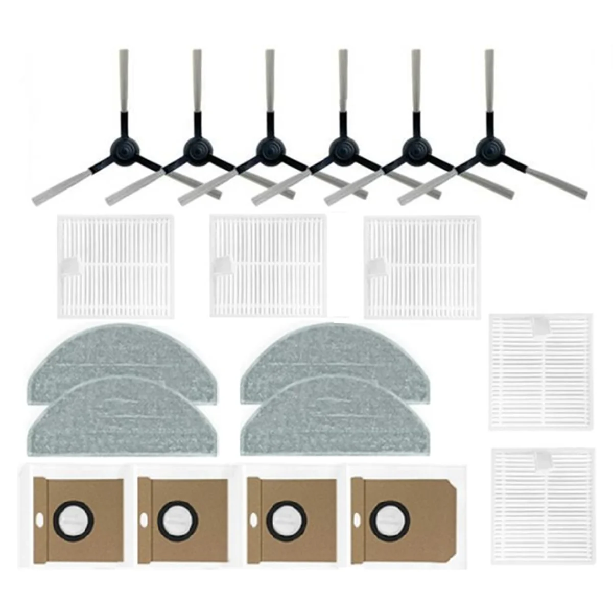 Сменные детали для робота-пылесоса Roidmi Eve CC/SDJ12RM боковая щетка фильтр НЕРА насадка