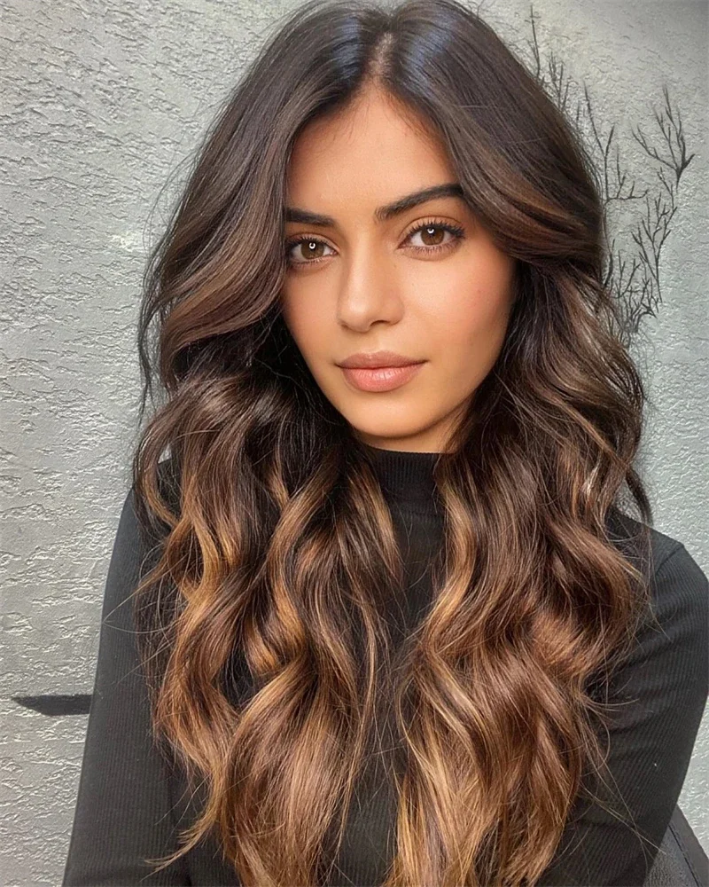 28-дюймовый блондин 5x5 Шелковая основа Длинная объемная волна Бесклеевые