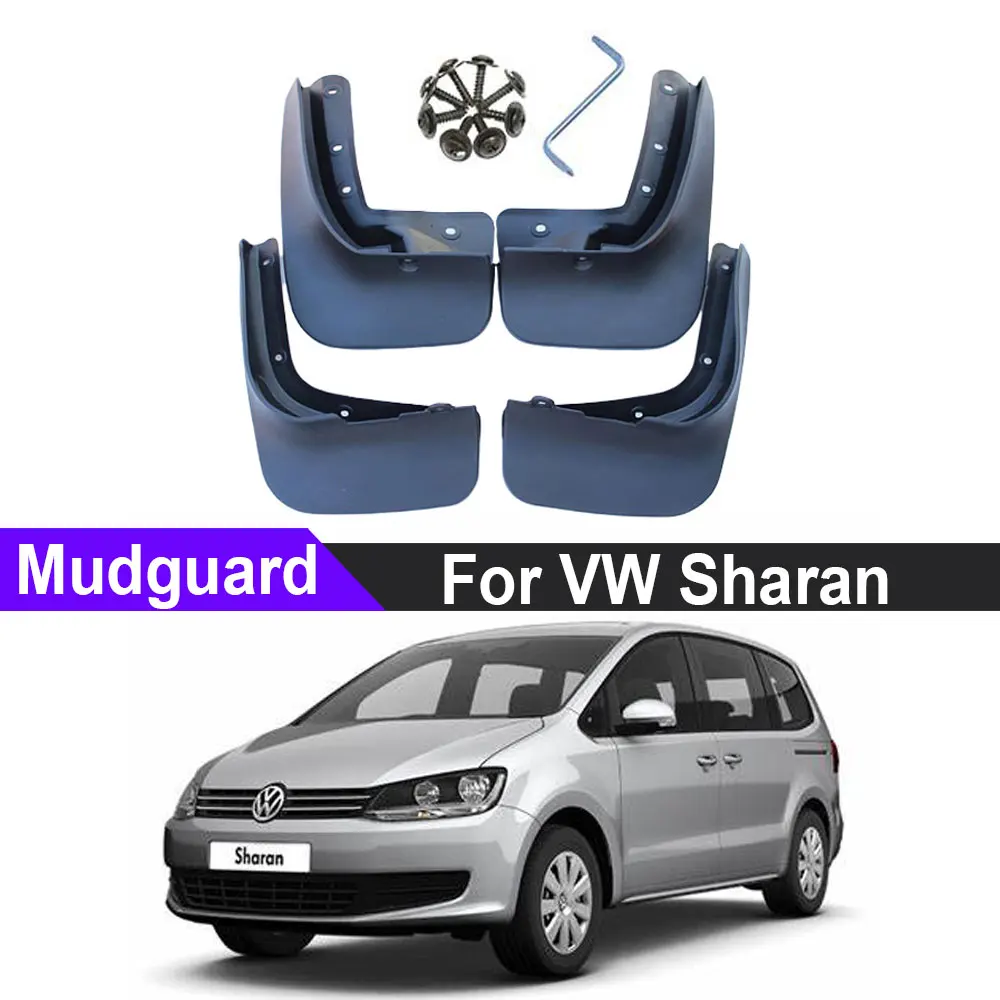 

Брызговики для VW Sharan, черные автомобильные щитки от грязи