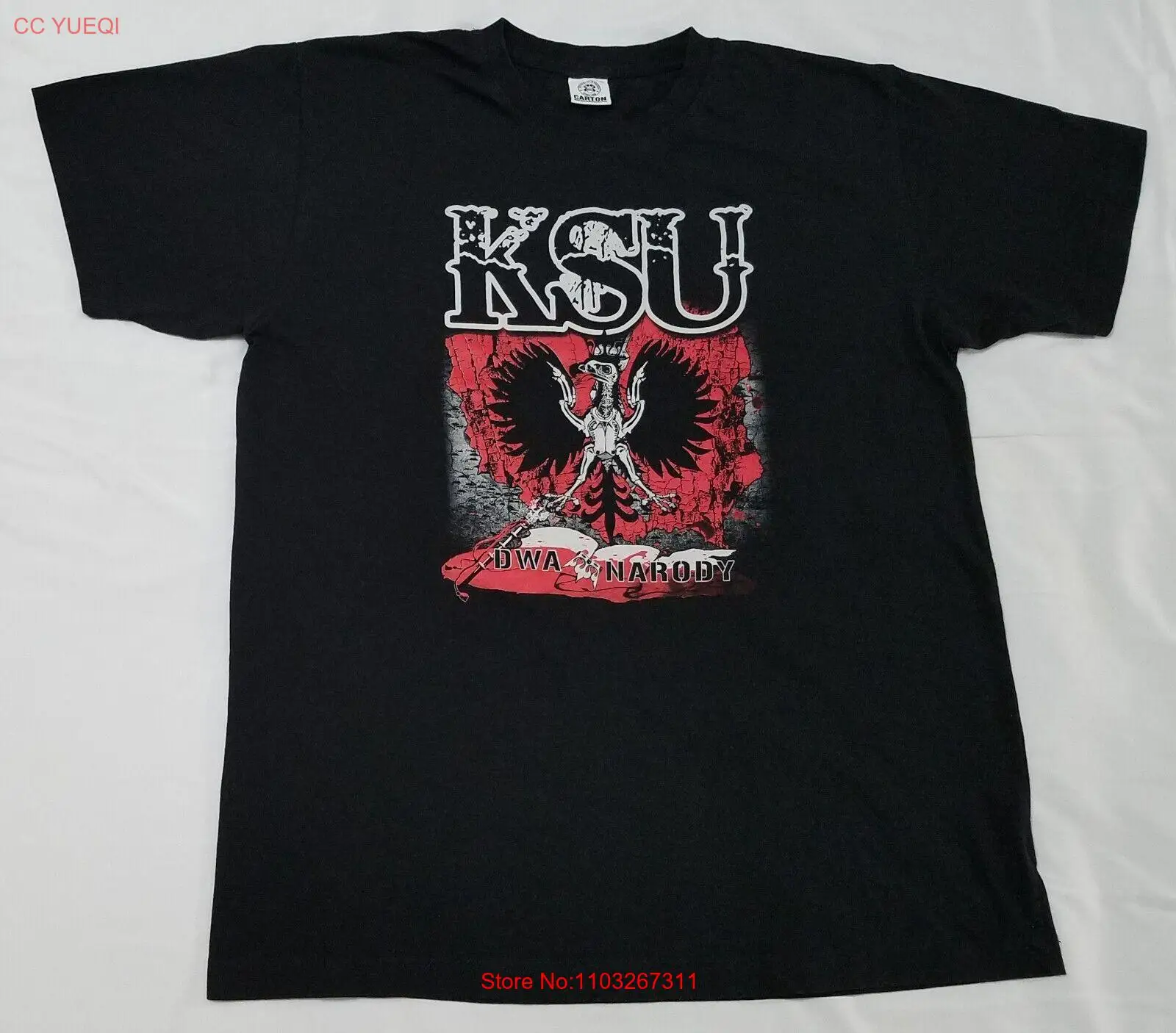KSU Two Narody WRB рубашка большого размера группа музыкальная польская в стиле панк рок
