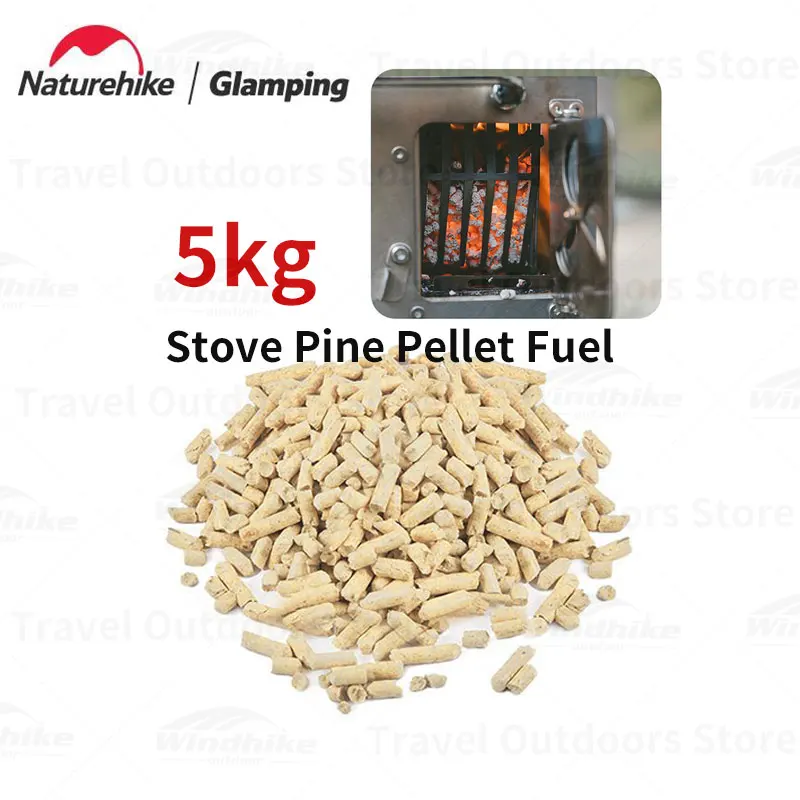 Naturehike 5kg Pine Wood Pellet Fuel Wood Heater Stove Solid Fuel Portable Camping Tent Stove Pellet Fuel