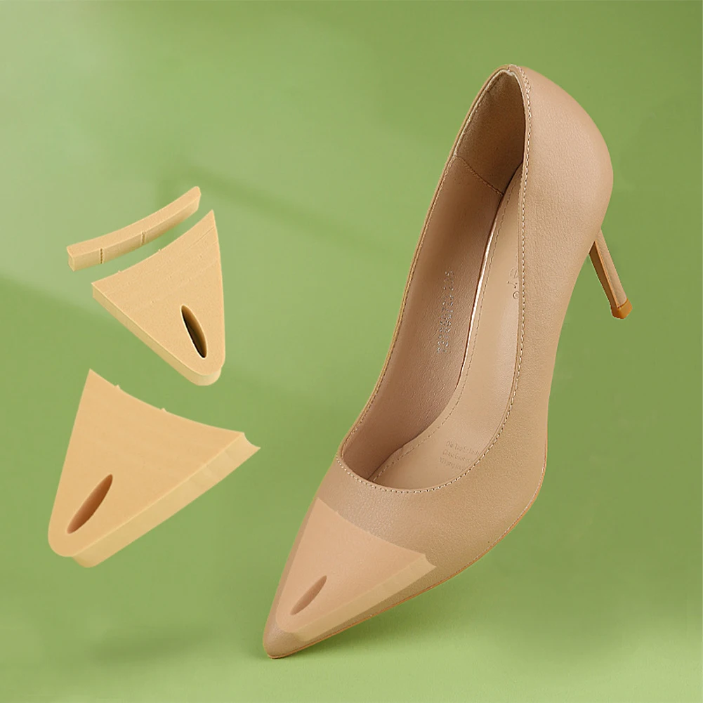 1 Pair Forefoot Insert Pad For Women High Heels Toe Plug Half Sponge Shoes Cushion Feet Filler Insoles Anti-Pain Pads