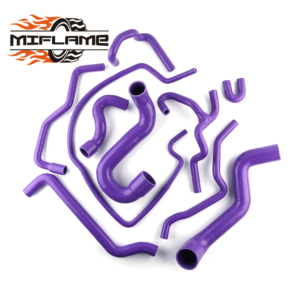 Комплект силиконовых турбо-шлангов охлаждающей жидкости радиатора для Saab 9-5 2.0T