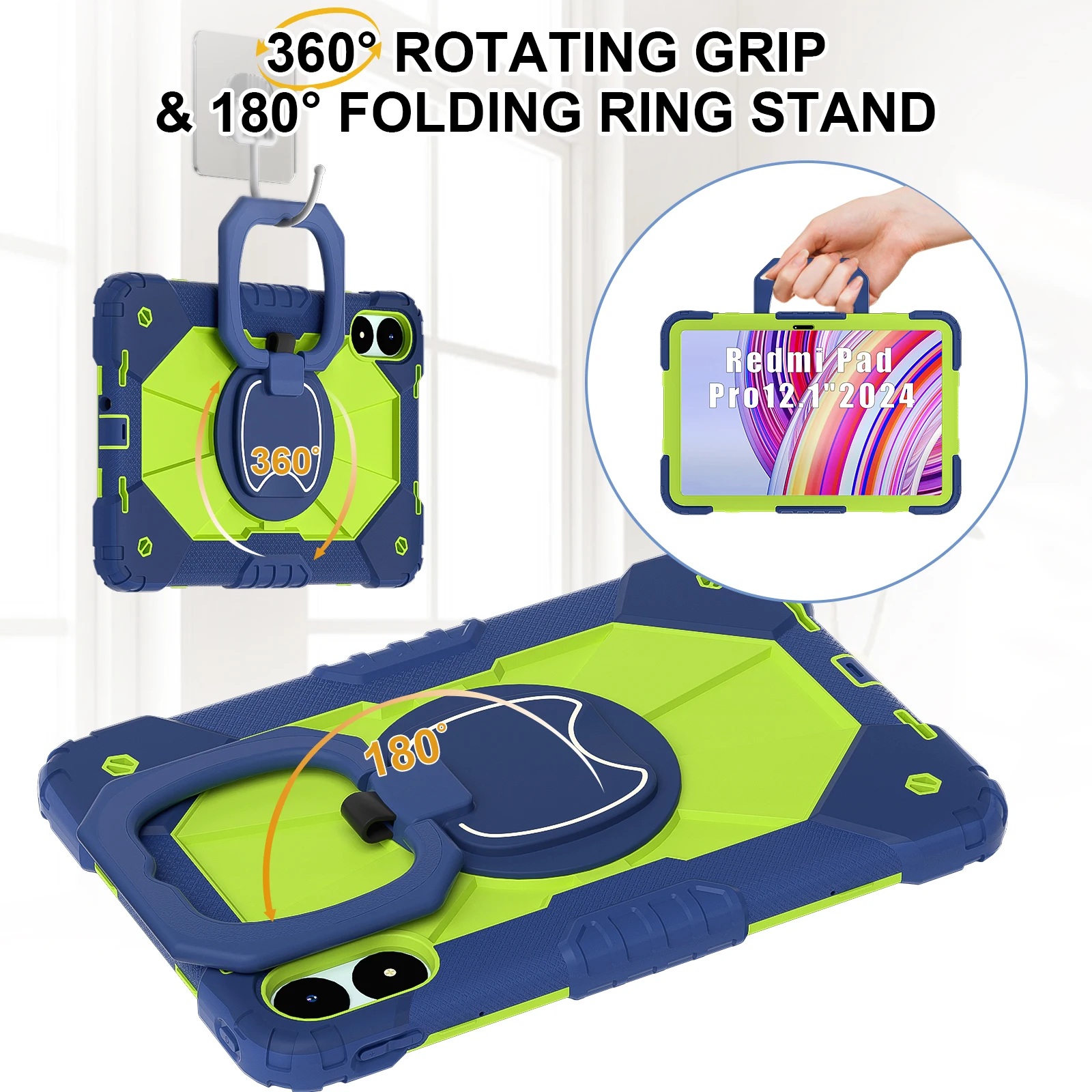 Чехол для Xiaomi poco pad 12 1 бронированный чехол Redmi SE 8 7 дюйма 2024 детский