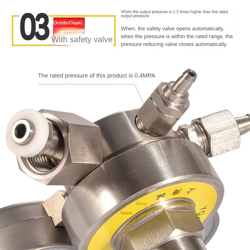 Регулятор давления из нержавеющей стали анализатор аммиака измеритель редуктор