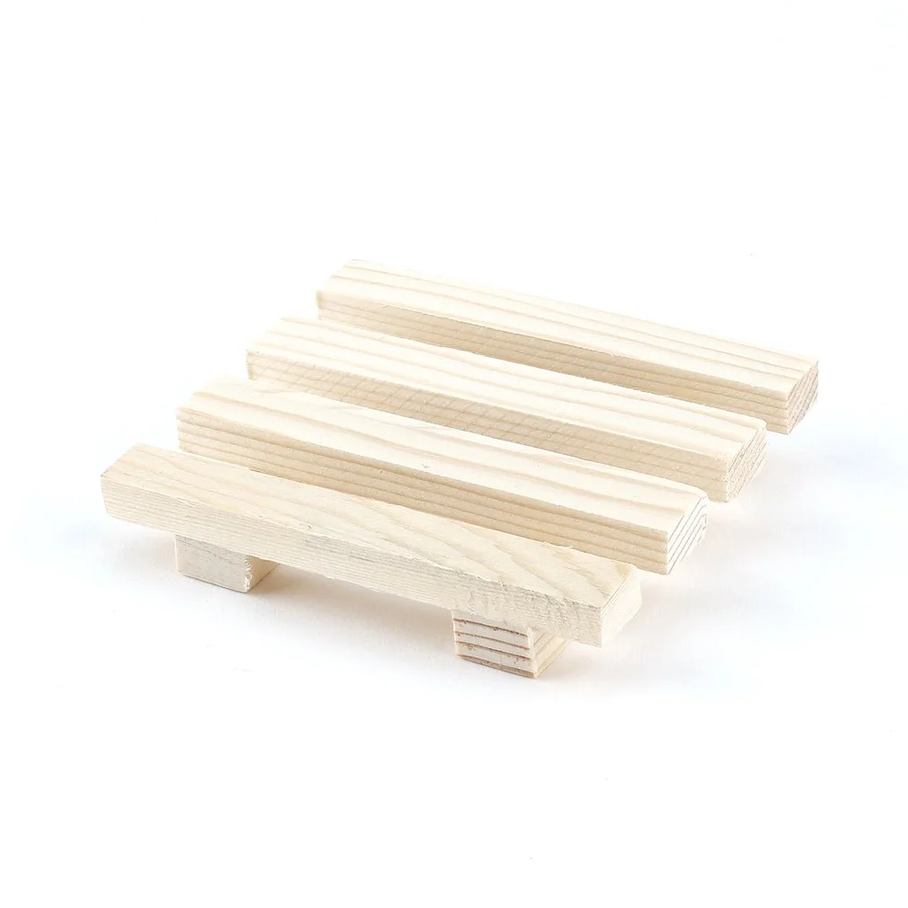 

Wooden Natural Bamboo Soap Dishes Tray Holder Storage Soap Rack Plate Box Container Portable Bathroom Soap Dish Storage Box New