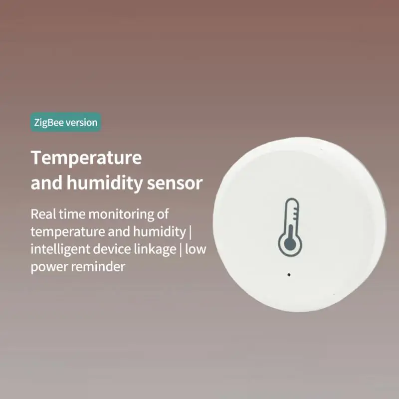 

Aubess Tuya Zigbee Smart Temperature And Humidity Sensor Detect Environmental Indoor Room T&H Meter Sensor Support Alexa/Echo