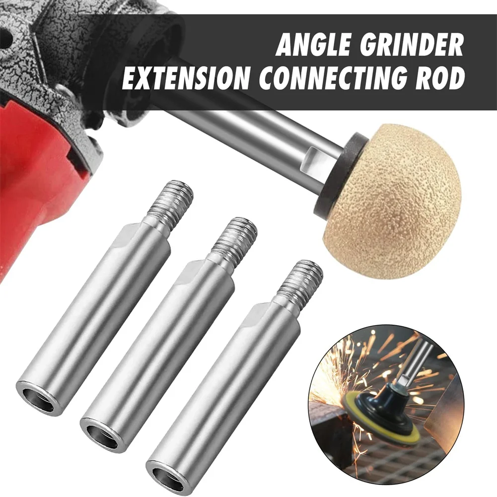 Angle Grinder Extension Connecting Rod M10 Thread 80mm With Grinder Nuts For Angle Grinder Polishing Pad Grinding Connection