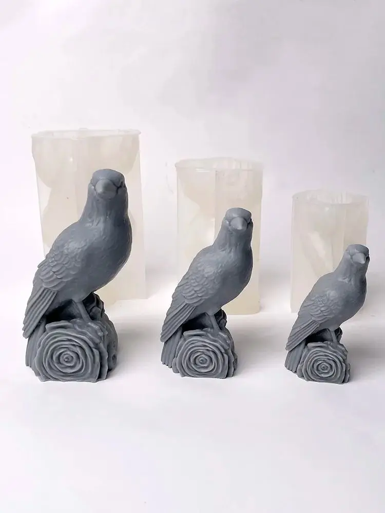 Маленькая ветка ворона силиконовая форма для свечей DIY ароматерапия гипсовое