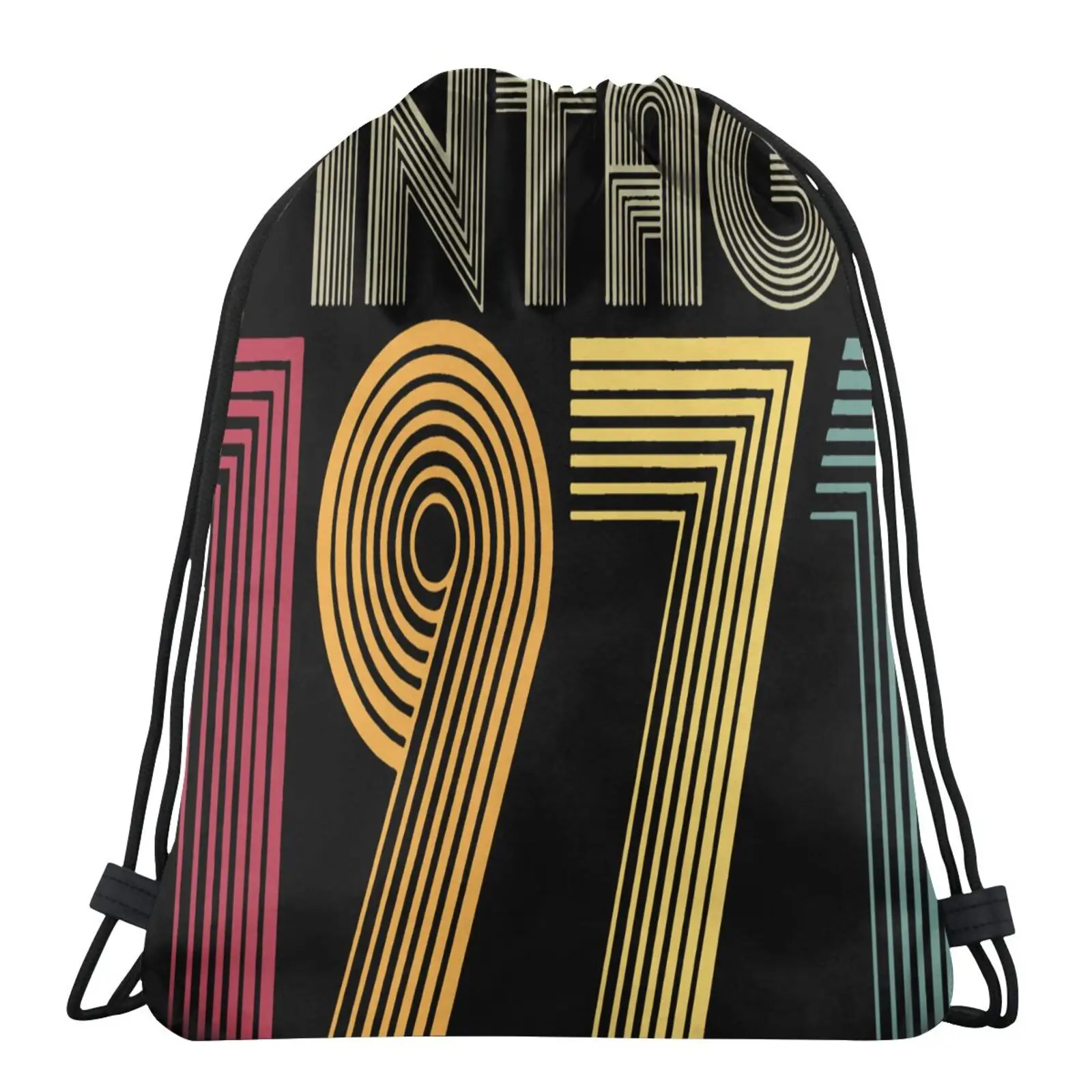 

49Th Birthday Gifts Year Old 1971 Bag Backpacks Custom Tote Bag String Bag Bags For Girls Packing Bags Backpack Bag Ropes Bags