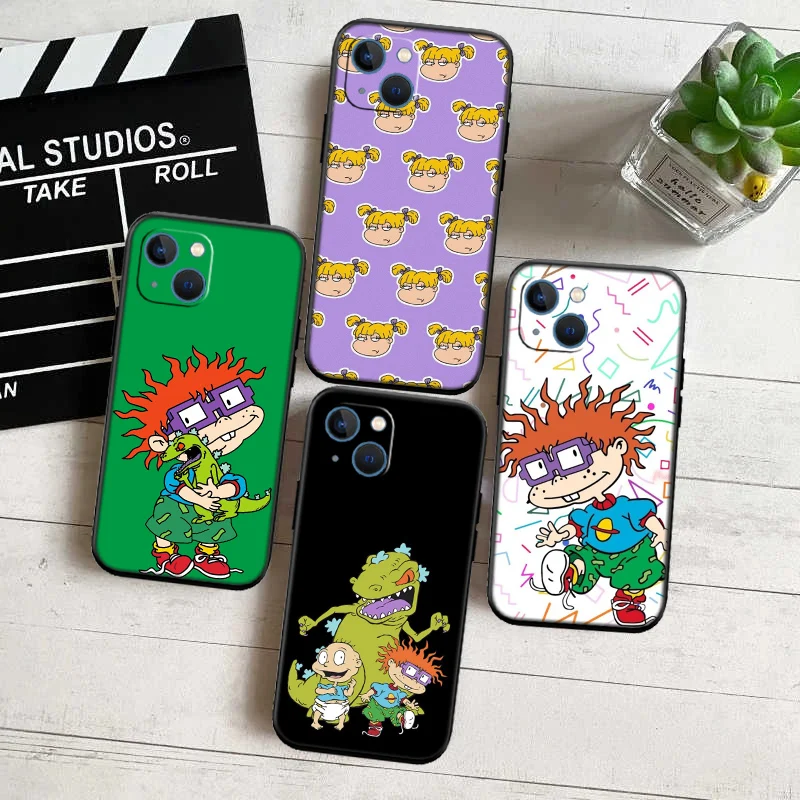 Фото Новый высококачественный чехол IJ47 R-Rugrats для iPhone SE, X, XS, XR, 16E, 17, 11 Pro Max, 8, 7, 6, 6s Plus, Air №4
