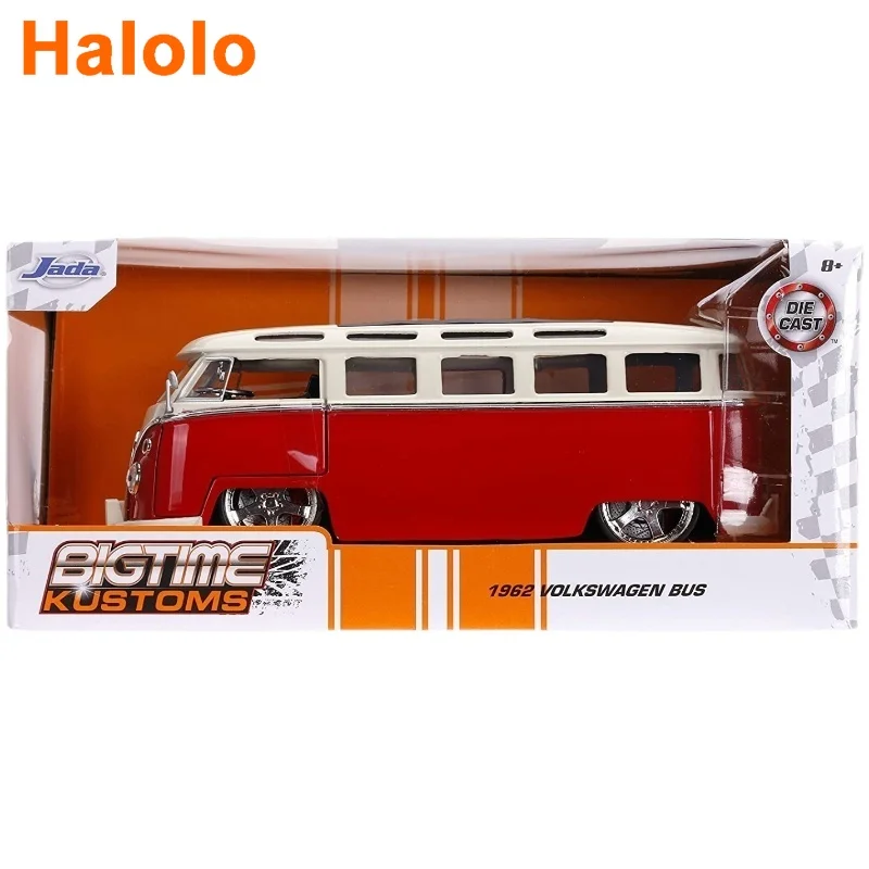 

Jada 1:24 Volkswagen bus beetle classic High Simulation Diecast Car Metal Alloy Model Car Toy for Children Gift Collection