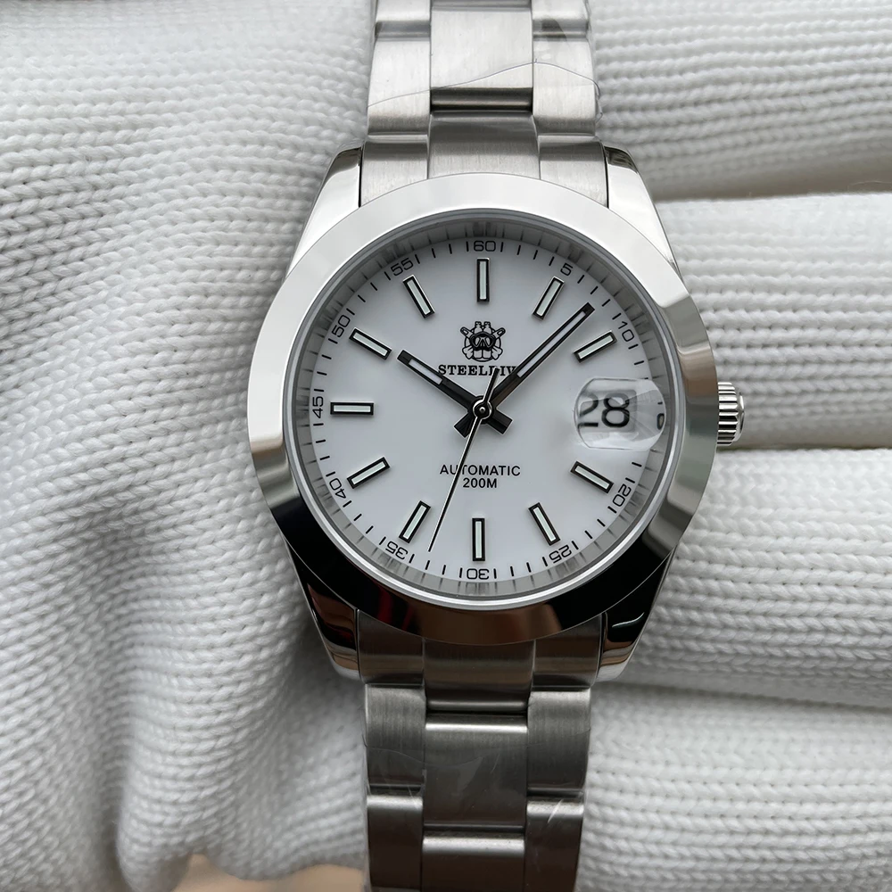 

Steeldive SD1934 Dive Watch Retro Water Ghost Luxury Sapphire NH35 Men Automatic Mechanical Watches 20Bar Waterproof Luminous