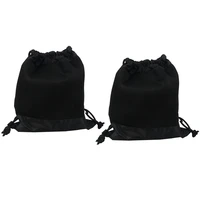 2x outdoor women men nylon black ultralight backpack football basketball bag string drawstring sport bagsbig