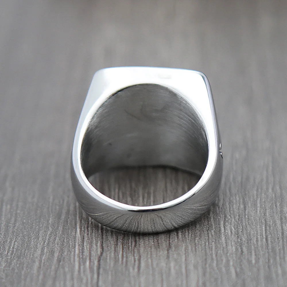 Винтажное индийское кольцо с черепом для мужчин в стиле панк-рок тяжелый металл