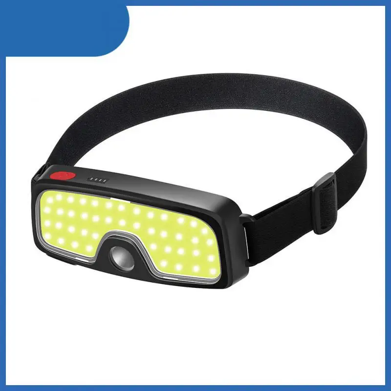

Led Mini Headlamp Portable Flashlight Built-in Battery Cob New Headlights Fishing Lamp Camping Light Type-c Rechargeable Touch