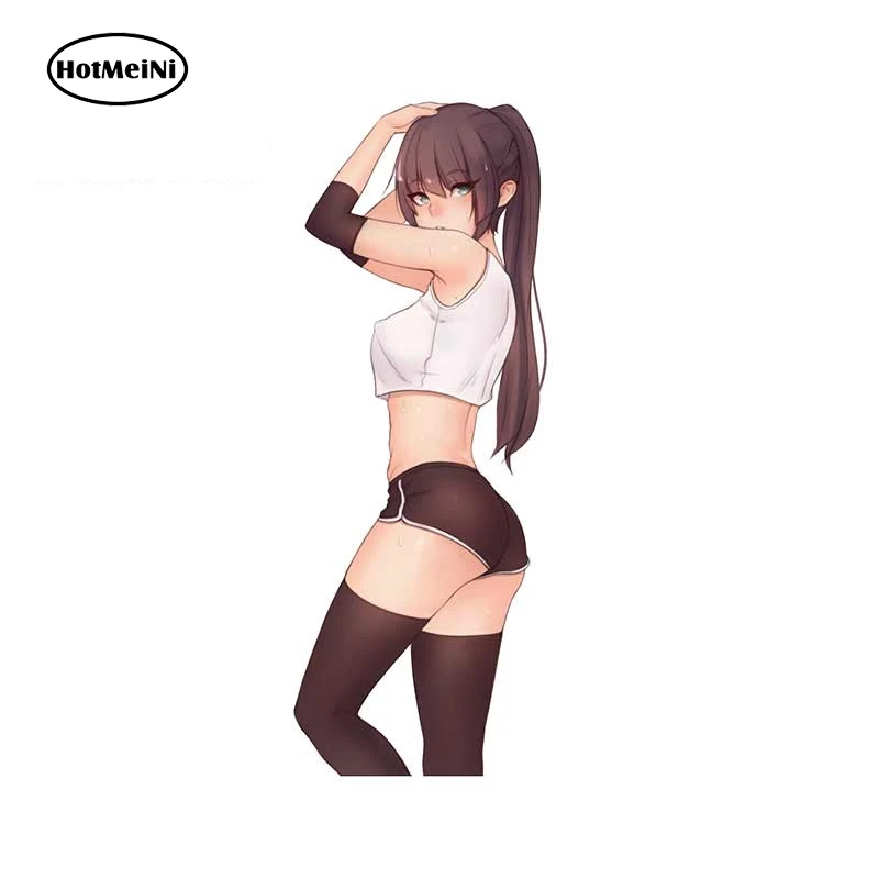 

13cm X 9.9cm for Sexy Casual Sportswear Beauty Car Stickers and Decal Car Accessories Funny Sticker Bumper Decoration