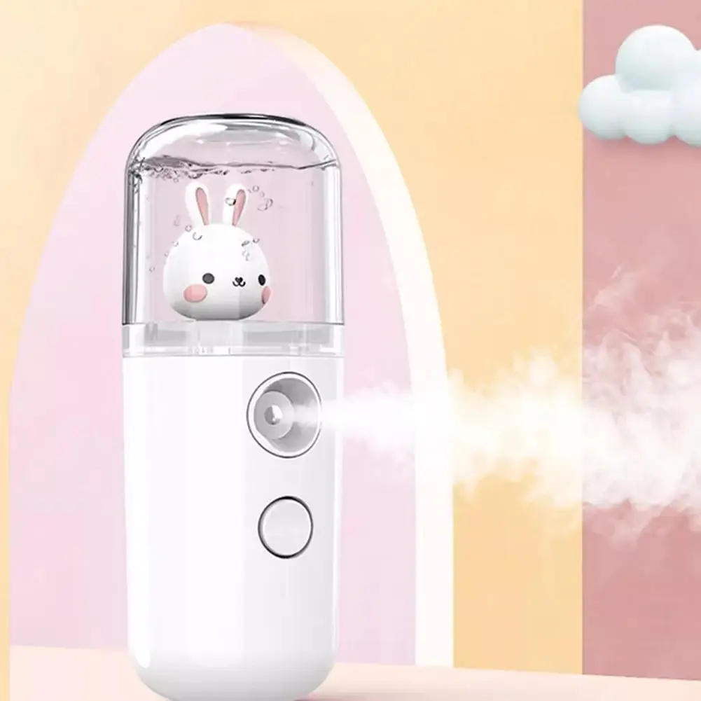 

Portable Mini Nano Mist Sprayer Facial Hydrating Sprayer USB Chargeable Facial Steamer Portable Humidifier Women Beauty Tool