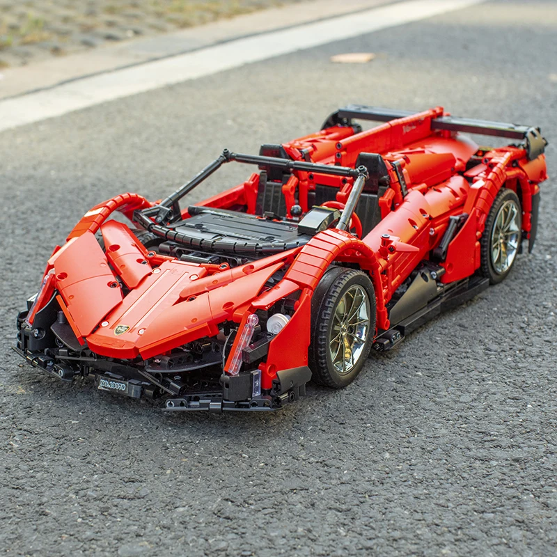 

Sports RC Car Technic Vehicle Veneno Roadster Building Blocks Motors Power MOC Bricks Children Educational Toys For Gift