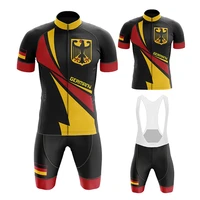 new germany team cycling jersey set summer breathable bicycle cycling clothing short sleeve men sportswear mtb maillot ciclismo