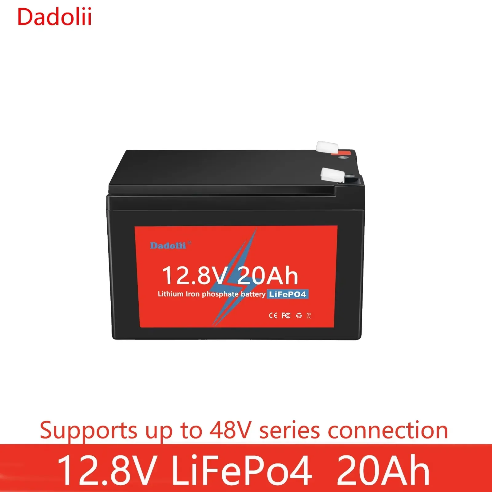 Фото Новый аккумулятор LiFePo4 12 В, 20 Ач, литий-железо-фосфатный аккумулятор 12 В, 24 В, LiFePo4 для детских скутеров, лодочного двигателя, без налога №3