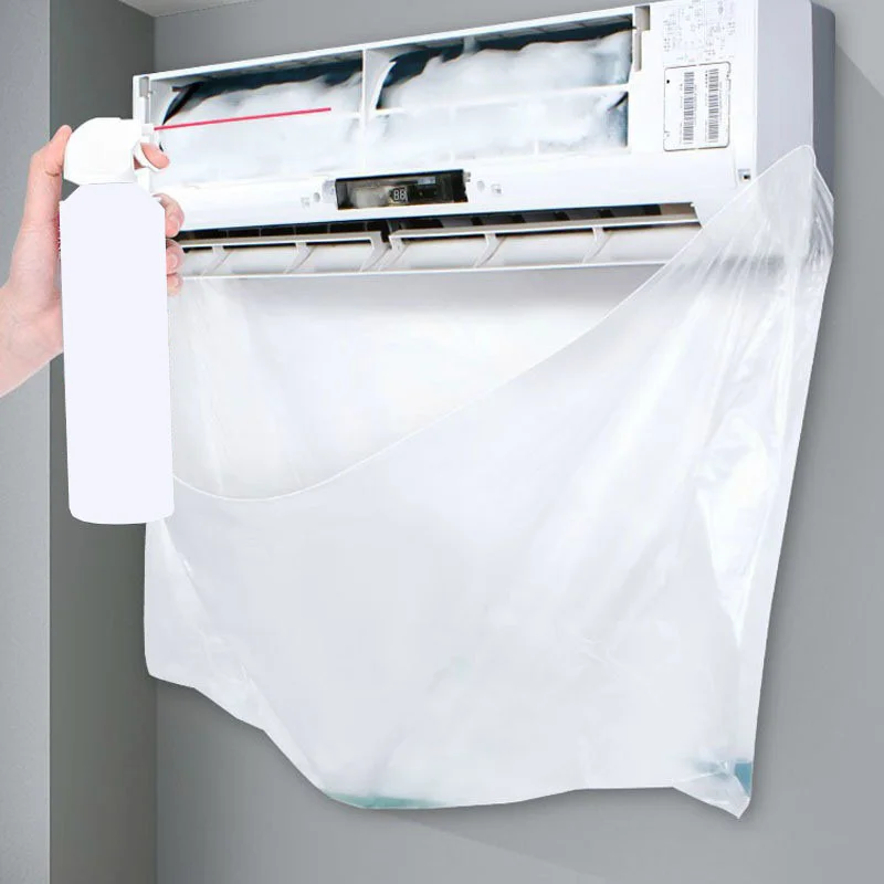 

Одноразовые Чехлы для чистки кондиционера, водонепроницаемые мешки для защиты от пыли и кондиционера, инструменты