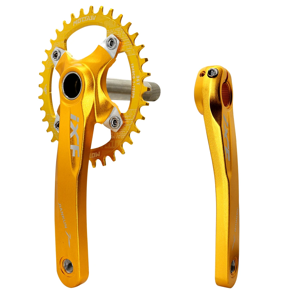 IXF MTB дорожный велосипед 170 мм 104 BCD кривошипная головка 32/34/36/38T овальная звездочка