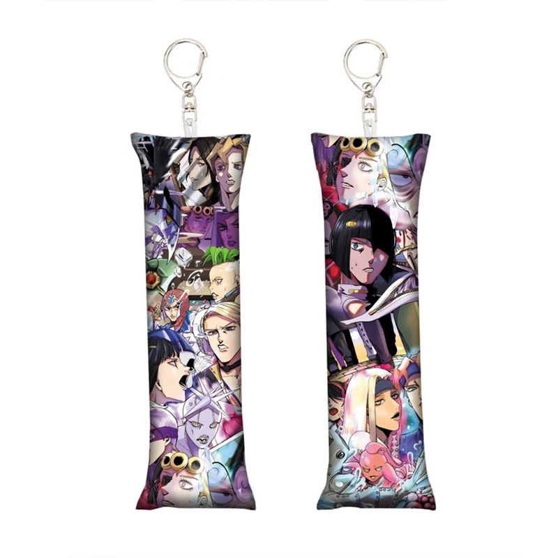 

JoJo's Bizarre Adventure Small Pillow Keychain Mini Pendant School Bag Pendant Mini Dakimakura No.1-No.23