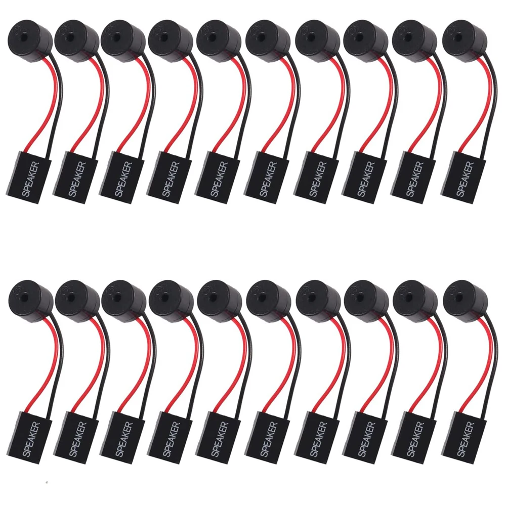 20Pcs Mini Plug Speaker For PC Interanal BIOS Computer Motherboard Mini Onboard Case Buzzer Board Beep Alarm