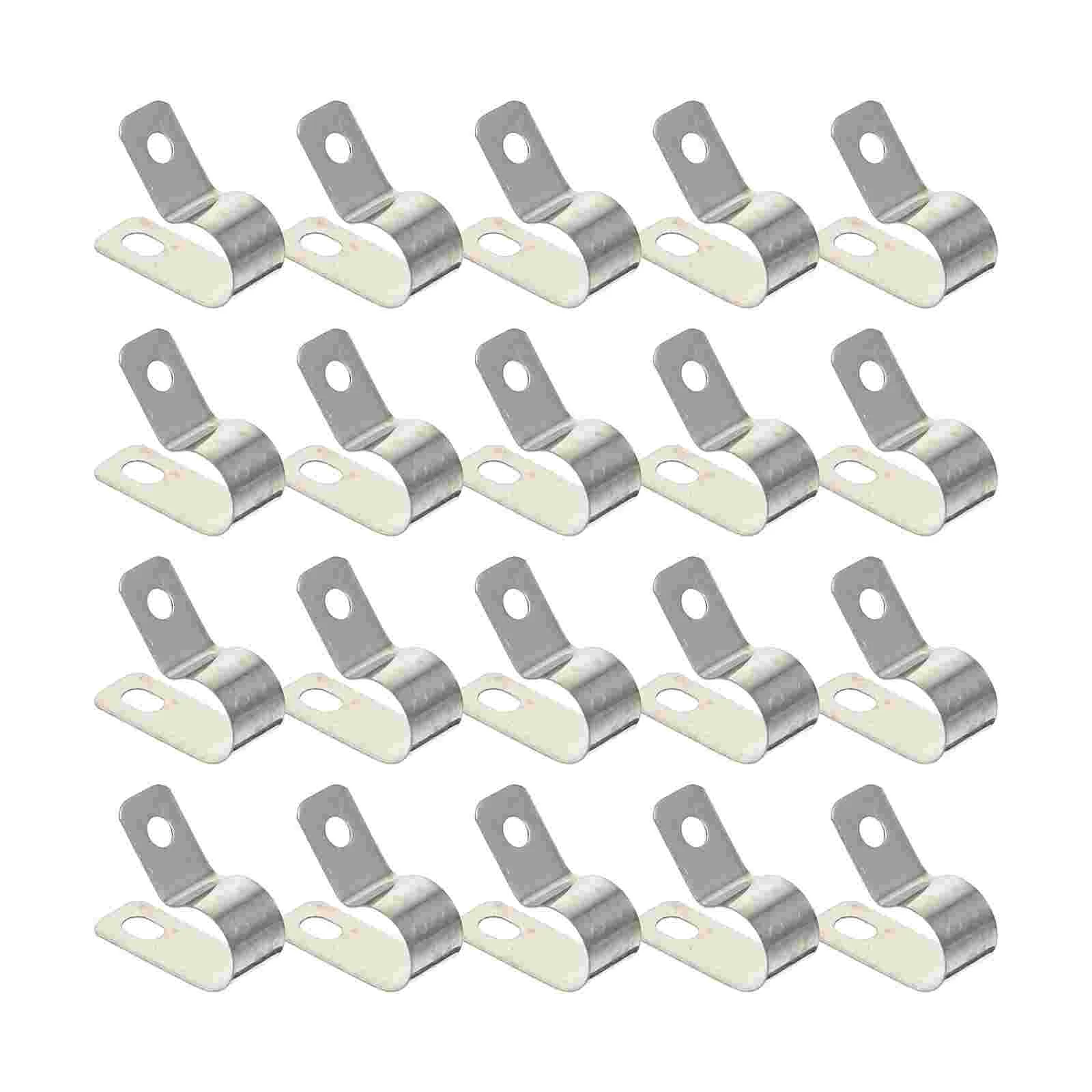 

Cable Clamp Clips Wire Clamps Clip Steel Stainless Metal Holderorganizer Pipe Wires Wall Electric Buckle Assortment Kit