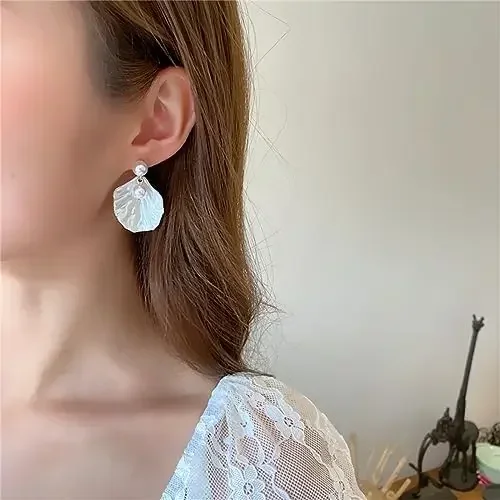 Женские серьги-гвоздики с морской тематикой