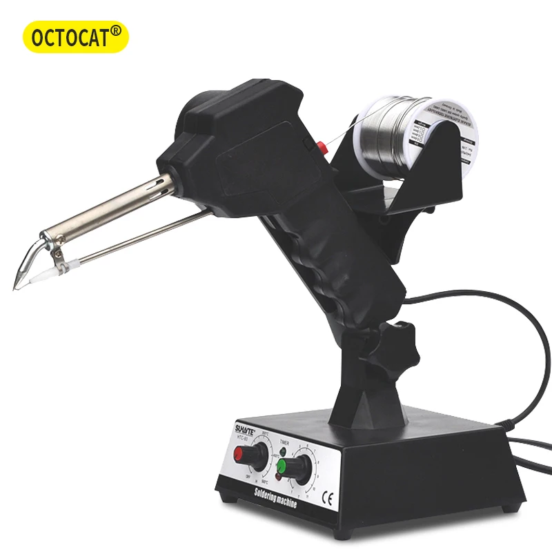 Foot-operated Internal/External Heating Spot Welding Tool Electric 80w Soldering Iron Automatic Tin Iron Temperature Adjustable