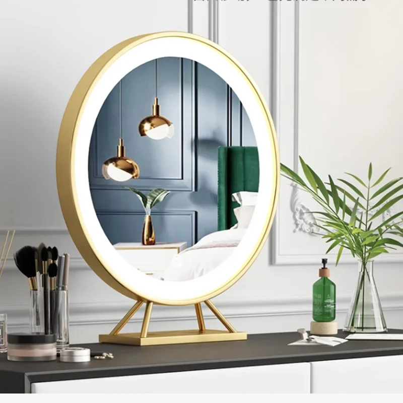 Столик для макияжа прикроватный столик комод Lareg со стеклянной столешницей