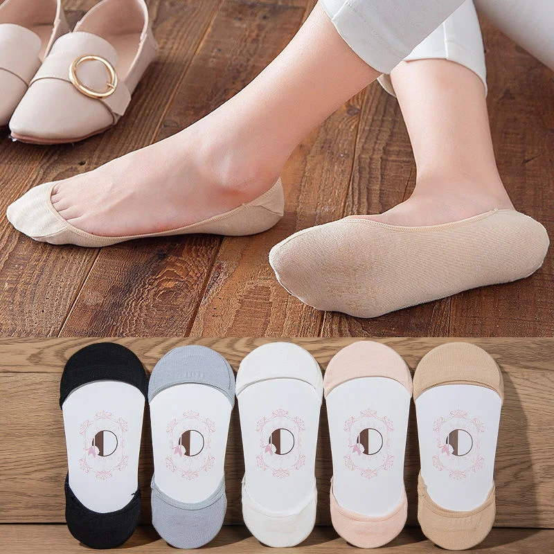 

Pairs/lot Low Cut For Female 10pcs=5 Socks Invisible No Women's Cotton Woman Show Cheap Sock New Sox Lady