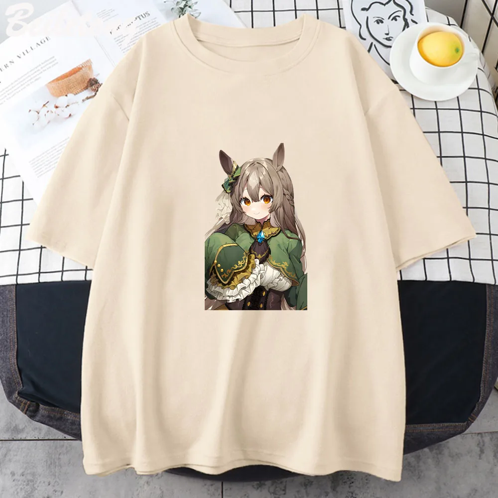 

Uma Musume Pretty Derby T Shirt for Women Man Daiwa Scarlet TShirts Harajuku T-shirt Summer T-Shirts TShirt Cotton Sweatshirt