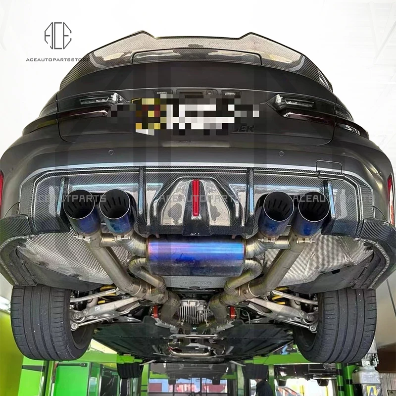 Задний бампер из настоящего углеродного волокна спойлер для BMW M4 G82 M3 G80 боковой