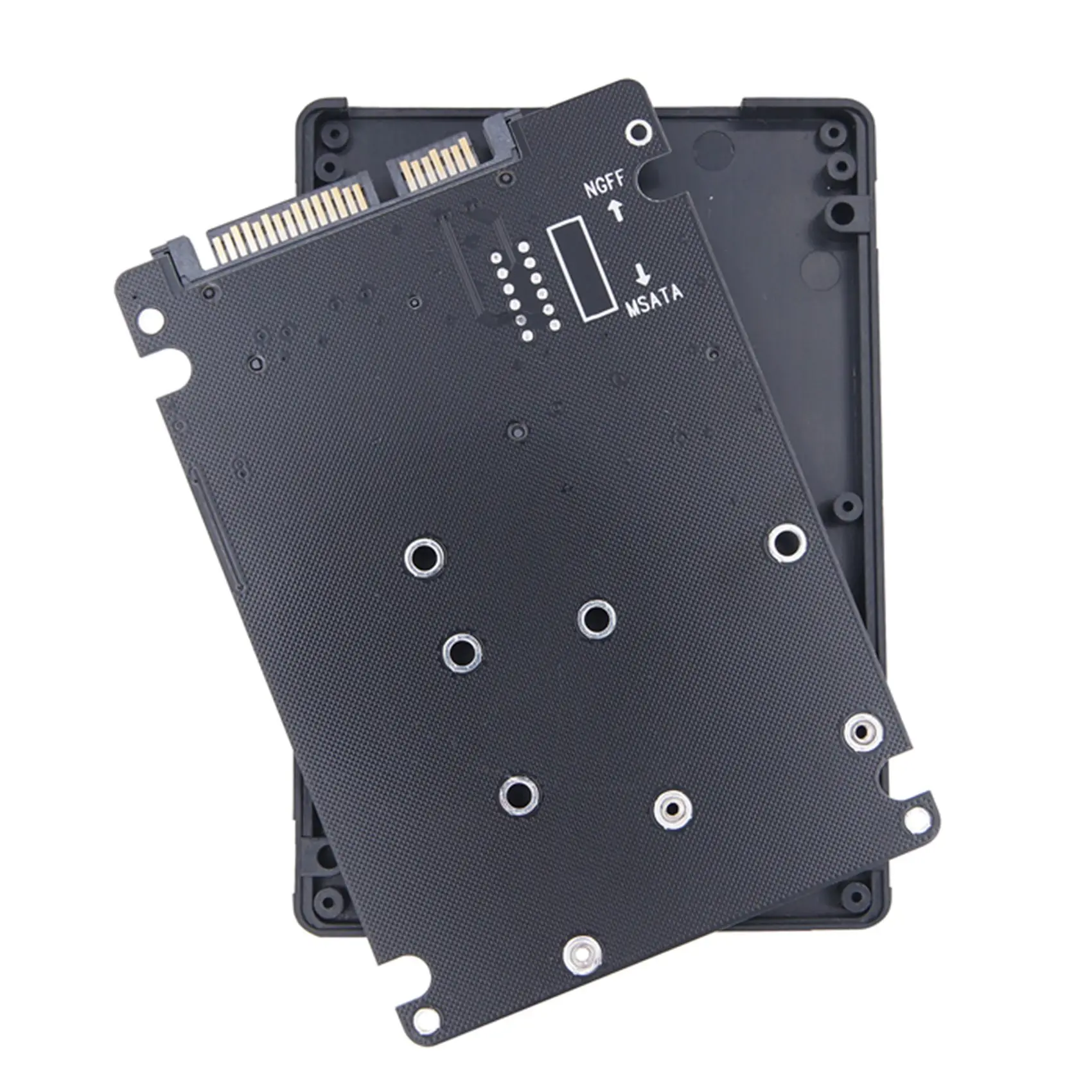 Карта адаптера M.2 NGFF MSATA SSD — SATA 3.0 конвертера 2 в 1 Внешний жесткий диск