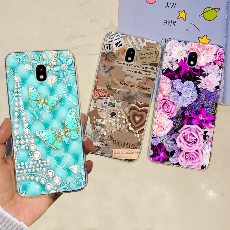 

Phone Case For Samsung Galaxy J3 Pro 2017 Cute Diverse Transparency TPU Soft Case Cover For Samsung J3 J 3 Pro J3pro 2017