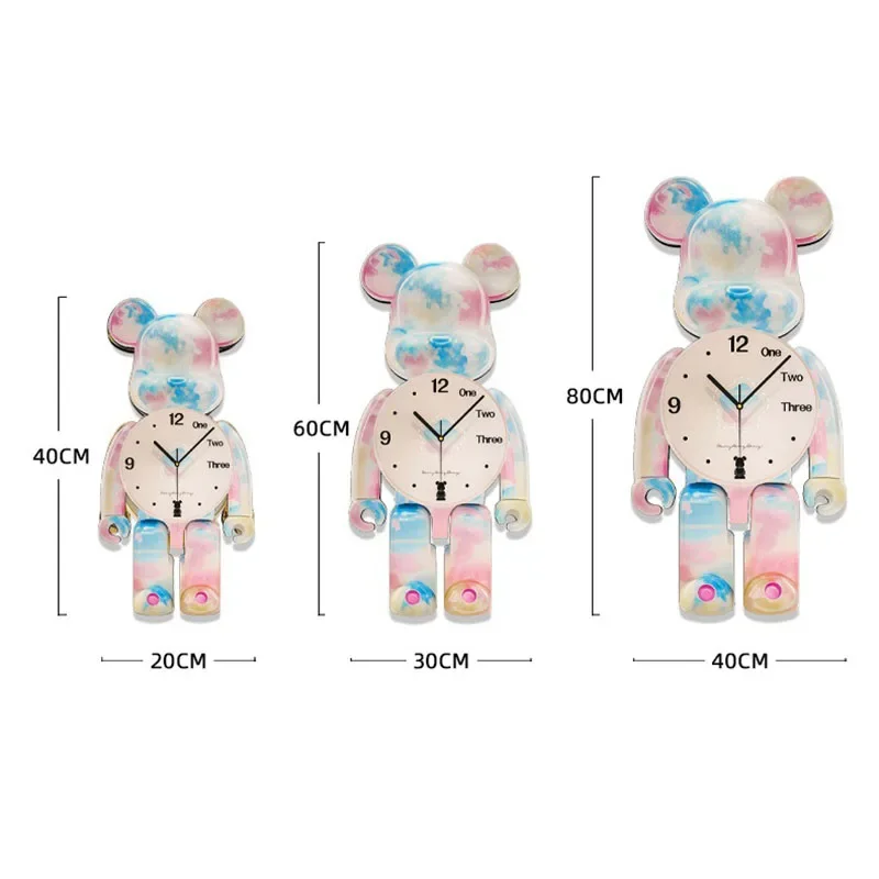 Современные настенные часы простые креативные бесшумные украшения для