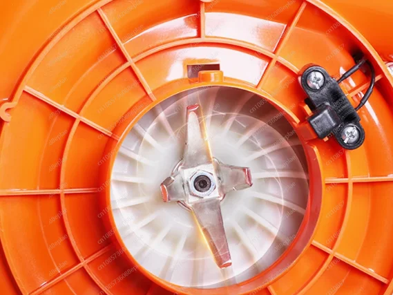 25.4cc 2 Stroke Heavy Duty Gas Handheld Leaf Blower Gasoline Blade Shredder W/ Two Tubes and Collecting Bag