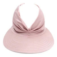 new hat women summer sun visor hat women girls anti uv elastic hollow top hat outdoor sun hat summer hat visor caps for ladies