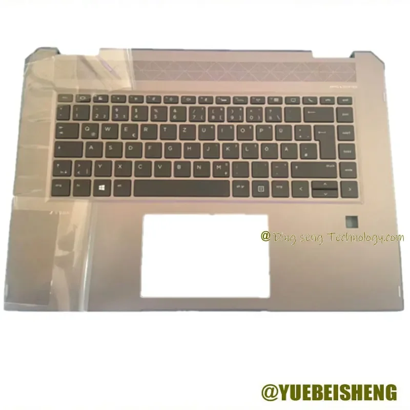 YUEBEISHENG новый/Org для HP ZBook Studio X360 G5 ZBS упор рук GR немецкая верхняя крышка клавиатуры в