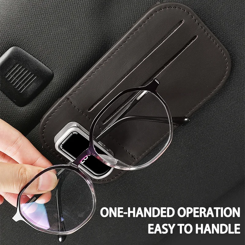 

Multifunctional Car Sun Visor Organizer Card Glasses Holder For Volvo AWD C30 C70 S60 S80 S90 T6 V40 V50 V60 V70 V90 XC40 XC60