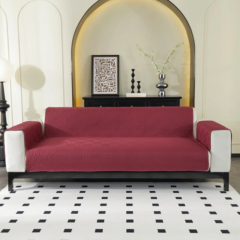 1/2/3 местный однотонный чехол для дивана нескользящий детский коврик кошек и