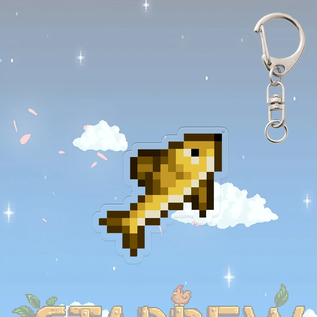 Фото Stardew Valley фиолетовый брелок для брюк, игровые товары, реквизит, крабовое яйцо, креветки, креативный декор, аксессуар, брелок, милый кулон №2