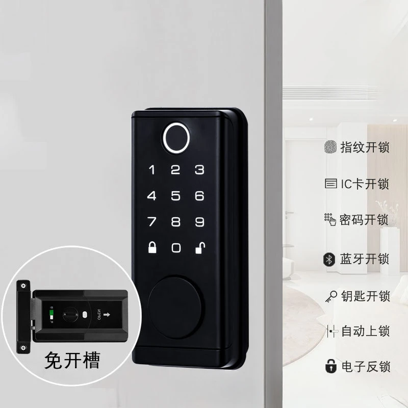 Корейский стиль Умный Замок с головкой быка пароль от отпечатка пальца Новый