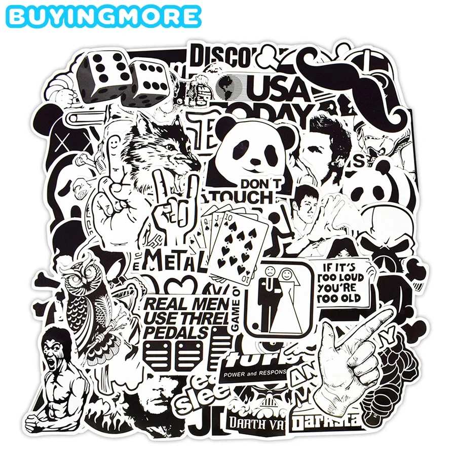 50 шт. водонепроницаемые виниловые Стикеры для скейтборда велосипеда ноутбука