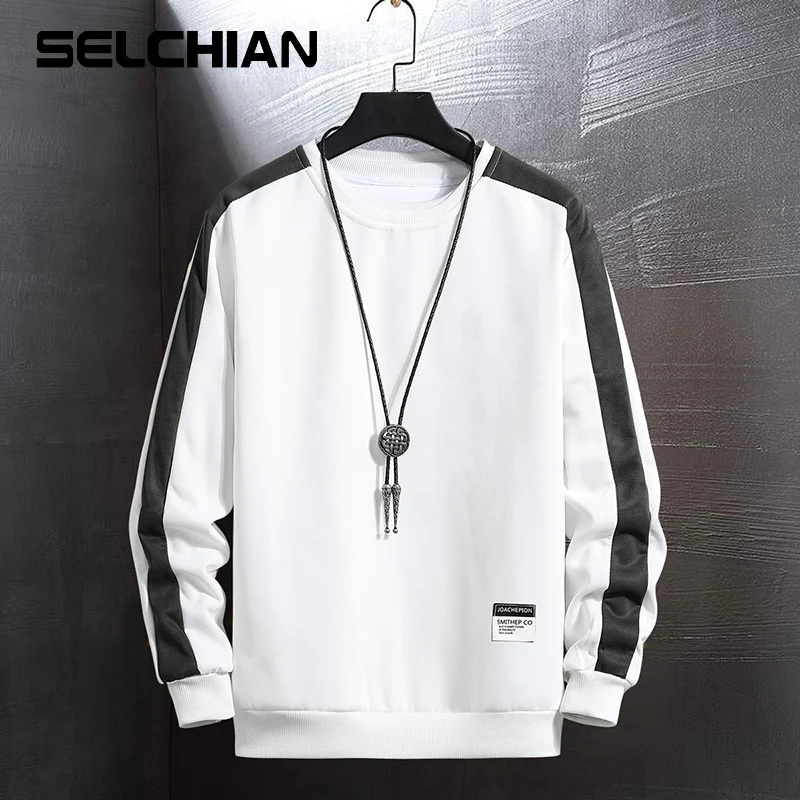 

2021 New Spring Autumn Hoodie Casual Long-sleeved Loose Round Neck Men Sweatshirt Cotton Fashion Pullover Size 4XL