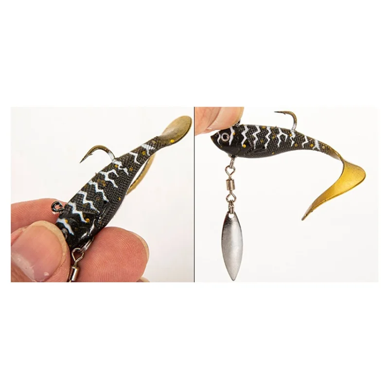 Мягкая приманка для плавания Paddle Tail Shad Lure Soft Bass Bait Minnow Swim for Trout Walleye Crappie